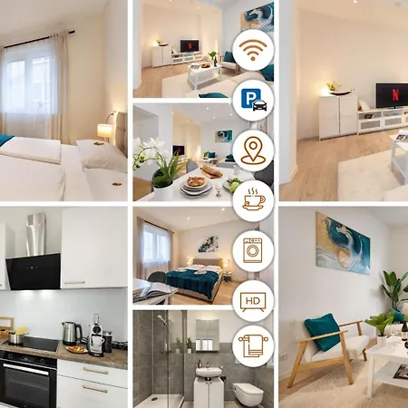 Rosenberg-suites - Zentral, Stellplatz, Grosse Terasse, Business & Privat Heilbronn